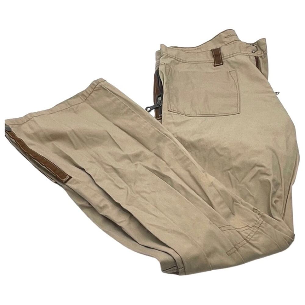VINTAGE - GUESS JEANS men's beige hiking pants size W34 / L32